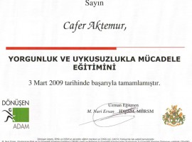 Yorgunluk-Uykusuzlukla Mücadele Eğitimi